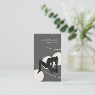 Visite Bohème Tones de la Terre Yoga Studio Carte de visi