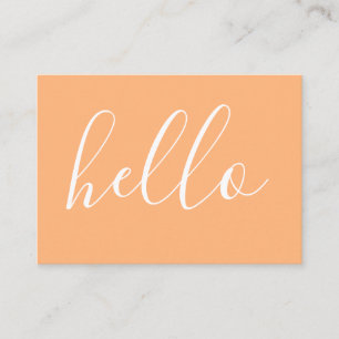 Visite BONJOUR carte de commentaire