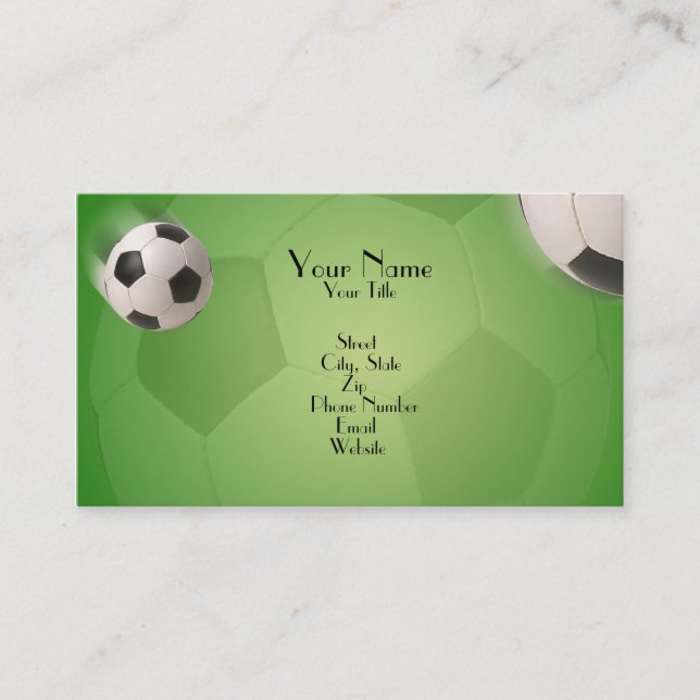 Visite But du football de ballon de football - carte de (Devant)