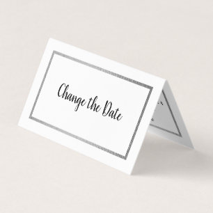 Visite Calendrier moderne Silver Foil Changer la carte de