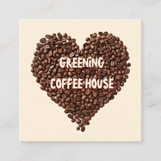 Visite Carré Café carte de fidélité café haricots (Devant)