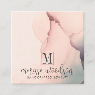 Visite Carré Carte d'affichage Abstraite du concepteur de bijou