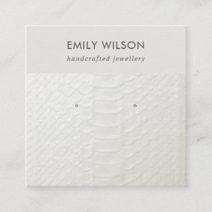 VISITE CARRÉ CARTE D'AFFICHAGE DE L'ÉTUDE DE TEXTURE EN CUIR B