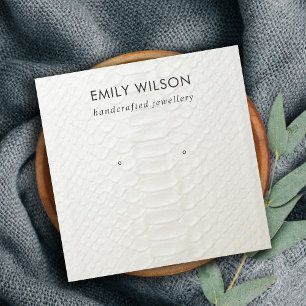 VISITE CARRÉ CARTE D'AFFICHAGE DE L'ÉTUDE DE TEXTURE EN CUIR B