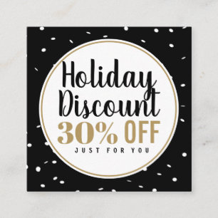 Visite Carré Carte de réduction pour les jours fériés