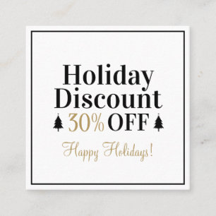 Visite Carré Carte de réduction pour les jours fériés