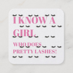 Visite Carré Carte de référence de mèche