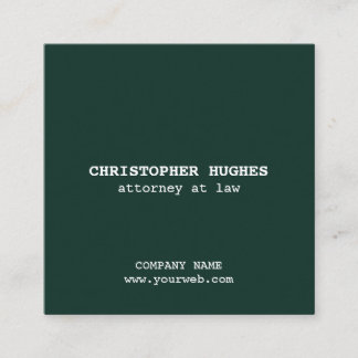 Visite Carré Carte de réseau de code QR blanc vert minimaliste