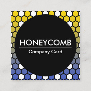 Visite Carré carte de société hexa honeycomb