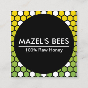 Visite Carré carte de société hexa honeycomb