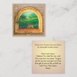 Visite Carré Carte de traçage Gospel