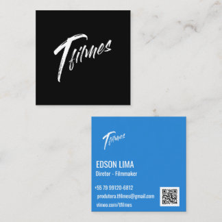 Visite Carré Carte de Visites Filmmaker et Fotógrafo