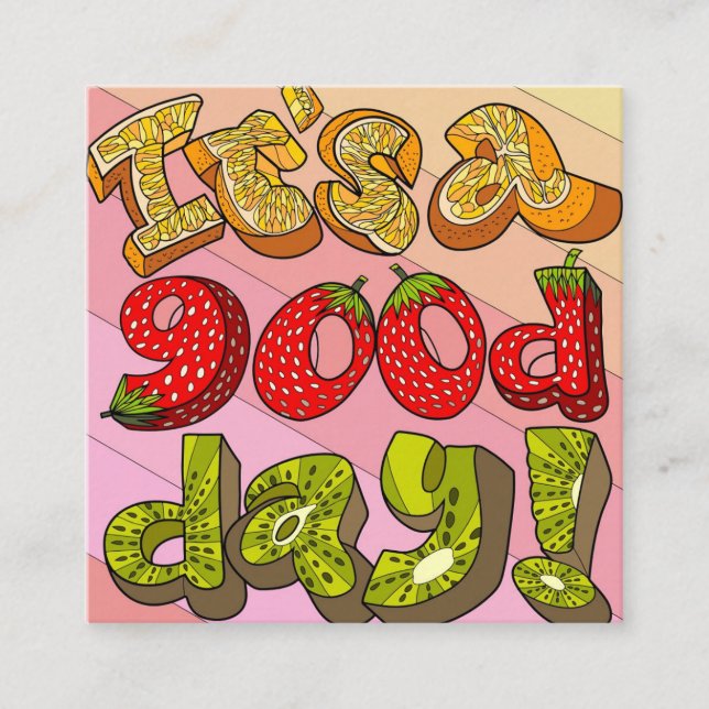 Visite Carré Carte de voeux (Devant)