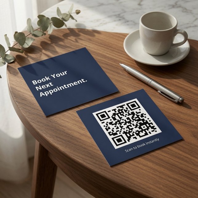 Visite Carré Carte QR Code de rendez-vous personnalisée (Créateur téléchargé)