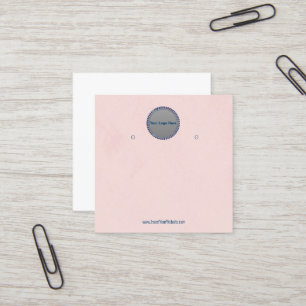 Visite Carré Créer votre carte d'affichage d'écoute de logo per