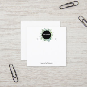 Visite Carré Créez votre carte de présentation de logo personna