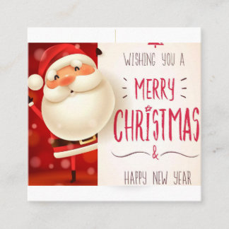 Visite Carré Joyeuse carte de Noël