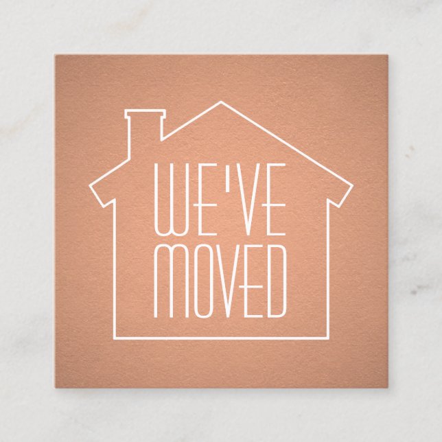 Visite Carré Nous avons déplacé la carte moderne de clôture (Devant)