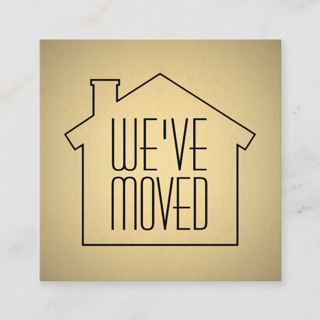 Visite Carré Nous avons déplacé le noir et la carte moderne de (Devant)