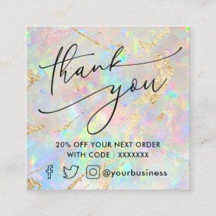 Visite Carré nouvelle carte de réduction opal merci