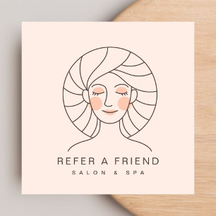 Visite Carré Salon rose vif féminin et carte de Spa