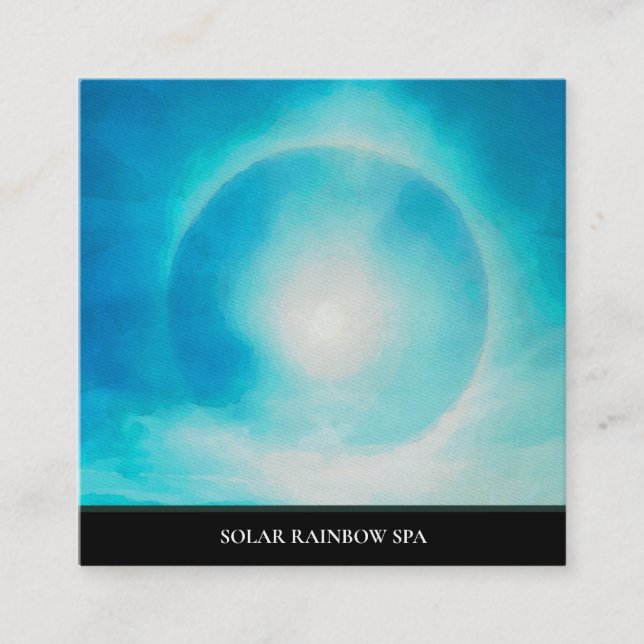 Visite Carré *~* Sun Pines Blue Mountains Rainbow Carte de visi (Devant)