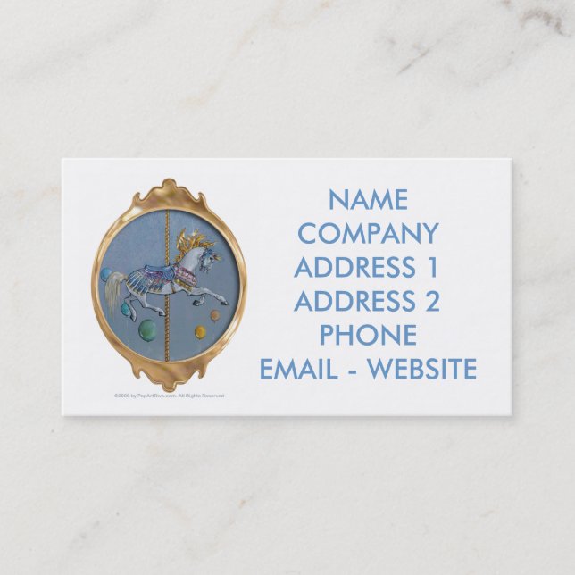 Visite Carrousel Business - Carte de profil Opus One (Devant)