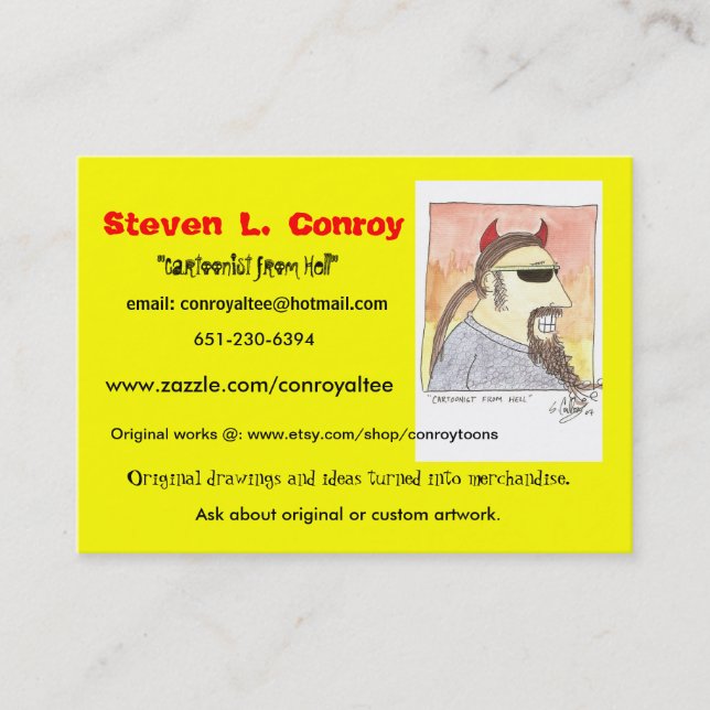 Visite Carte 2012 de Bizz (Devant)