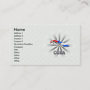 Visite Carte 2,0 de drapeau du Cuba
