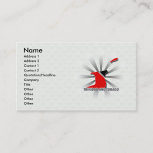 Visite Carte 2,0 de drapeau du Trinidad-et-Tobago
