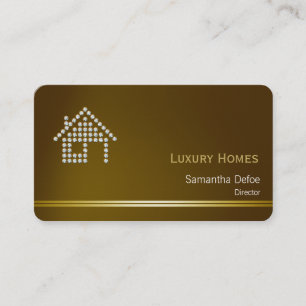 Visite Carte à la maison d'entreprise immobilière de