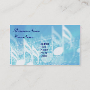 Visite Carte Affaire-Personnelle de musique