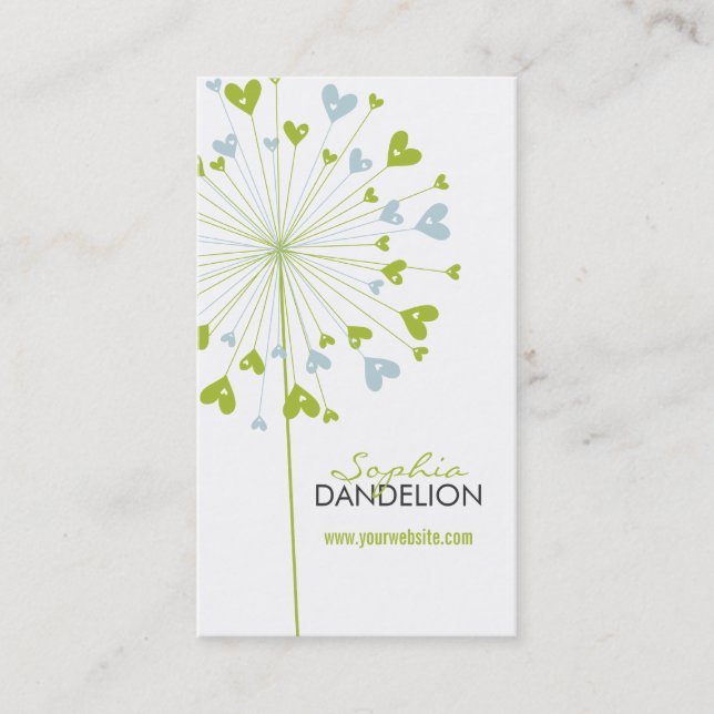 Visite Carte bleue de profil de mariage de coeurs d'amour (Devant)