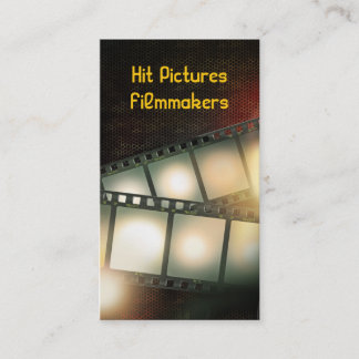 Visite Carte claire de verticale de Videographer de