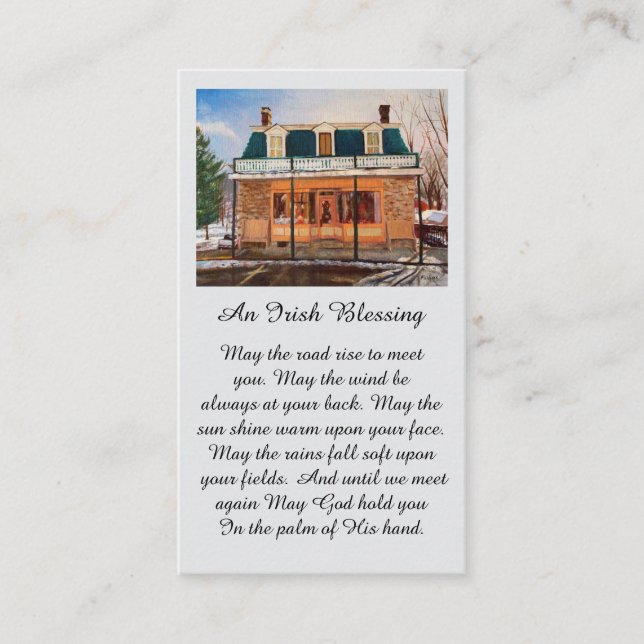 Visite Carte commémorative de célébration de la vie (Devant)