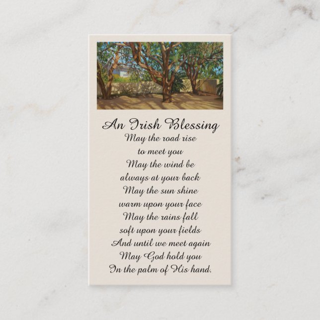 Visite Carte commémorative de la fête de la vie (Devant)