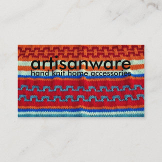 Visite carte d'affaires/profil de Knit d'Artisanware de