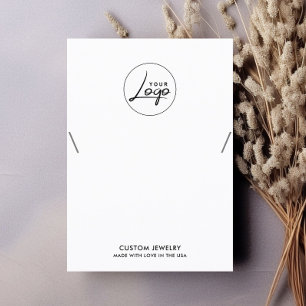 Visite Carte d'affichage de bracelet en collier de logo m