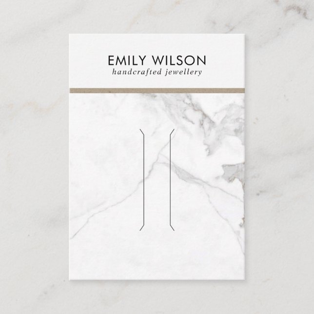 VISITE CARTE D'AFFICHAGE DE CLIP TEXTURAIR MARBTE CALACAT (Devant)