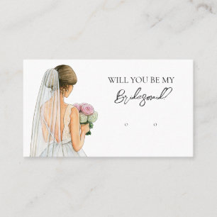 Visite Carte d'affichage de la femme de mariage