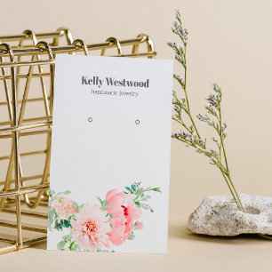 Visite Carte d'affichage de la floraison rose Dahlia