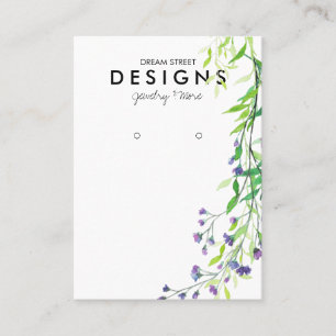 Visite Carte d'affichage de l'arôme de verdure du lavand