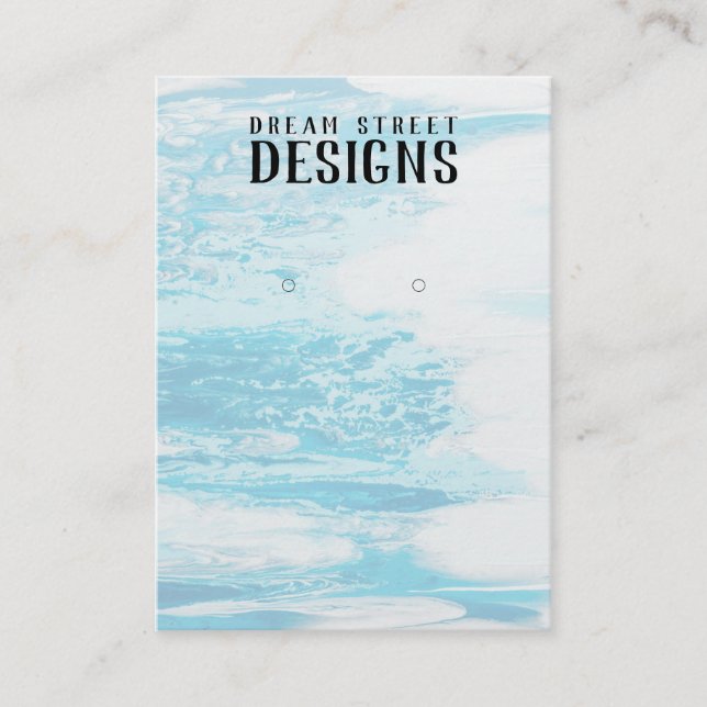 Visite Carte d'affichage de l'oreille aquarelle (Devant)