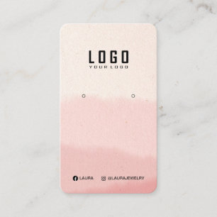 Visite Carte d'affichage de l'oreille du logo Social Medi