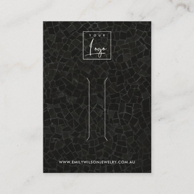 VISITE CARTE D'AFFICHAGE DU CLIP À CHEVEUX DE LA MOSAÏQUE (Devant)