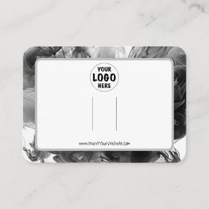 Visite Carte d'affichage horizontale de votre logo Bow