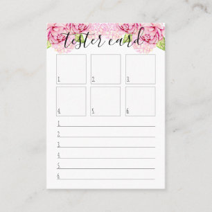 Visite Carte d'appareil de contrôle - carte d'échantill