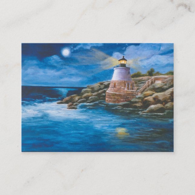 Visite Carte d'art de phare de colline de château (Devant)