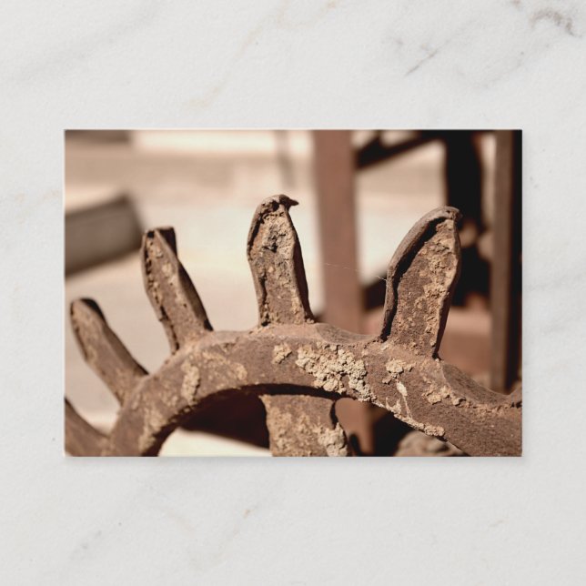 Visite Carte d'atelier de construction mécanique d'Ed (Devant)