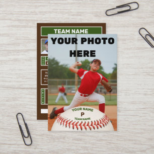 Visite Carte de base-ball personnelle (statistiques de Pi